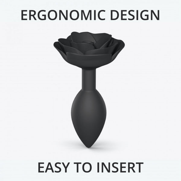 OPEN ROSES L SIZE   BLACK ONYX