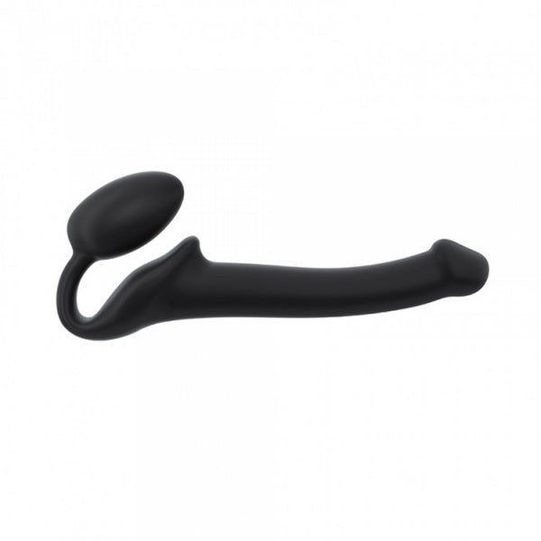 SEMI REALISTIC BENDABLE STRAP ON BLACK S