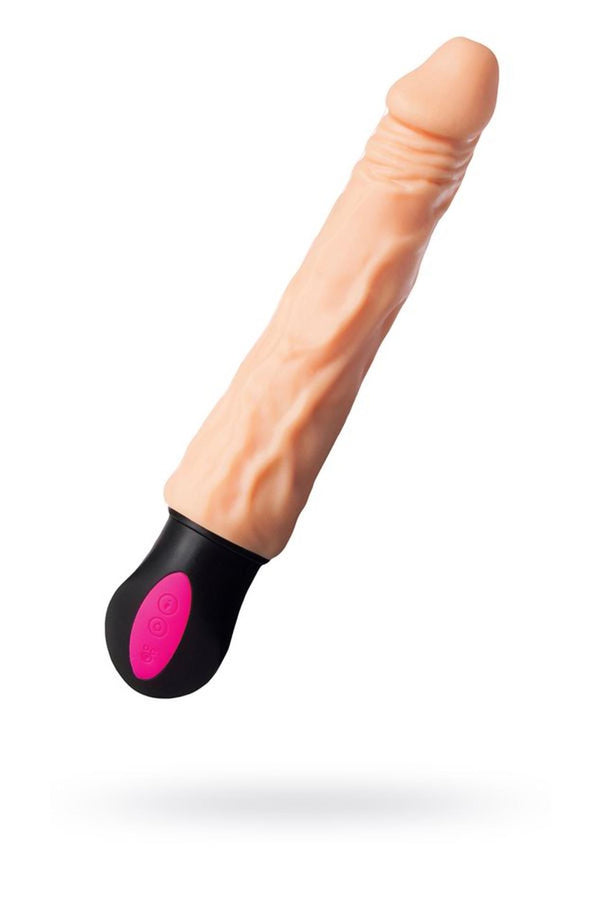 A TOYS Realistic Vibrator with heating, TPE, 12 Modes, bendable, recharble