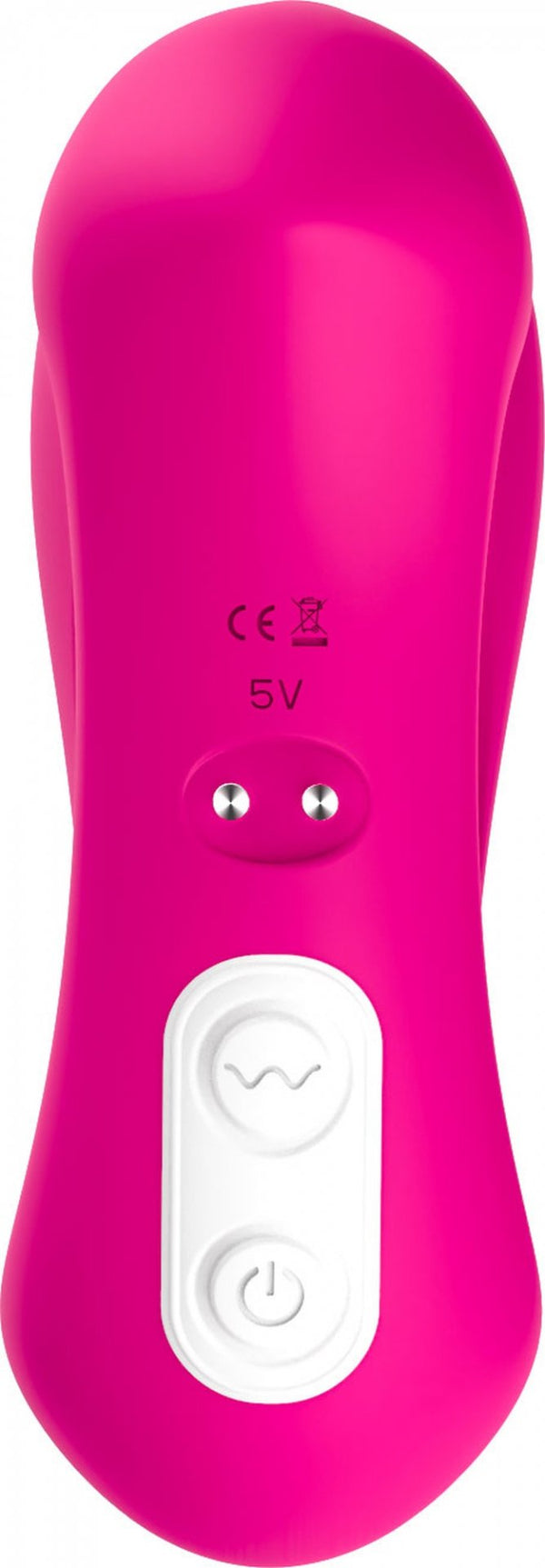 Silicone 2*9 vibration function stimulator Rose Red