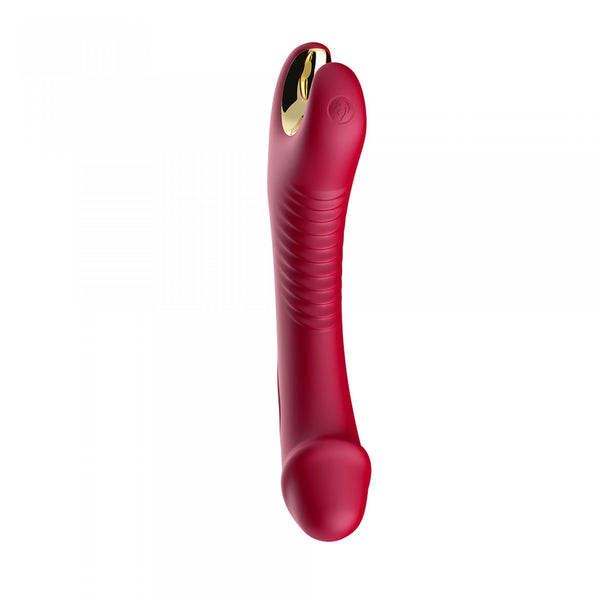 Silicone 9 vibration function Red stimulator