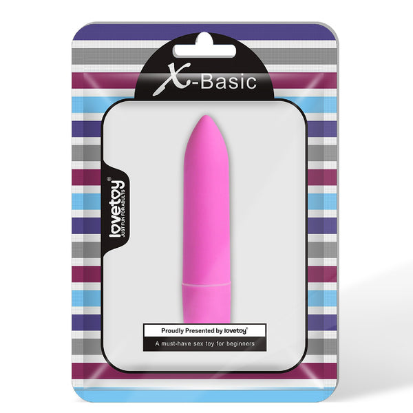 X Basic Bullet Long 10 speeds Pink
