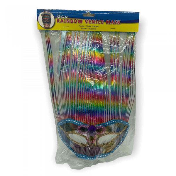Maska Venetian Mask Rainbow Deluxe