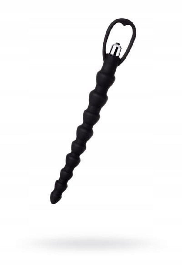 A TOYS, Anal Vibration Chain, Silicone, Black, 32.7 cm