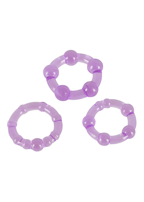 Cock Rings Set Get Hard lilac