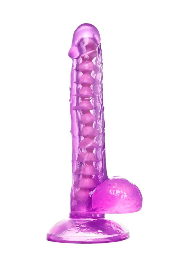 Realistic dildo A Toys by TOYFA Celiam, TPE, purple, 20.5 cm