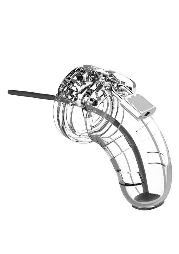 Model 15 Chastity 3.5 Cock Cage Transparent