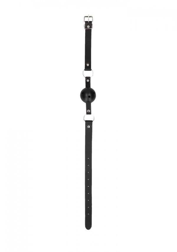 Breathable Ball Gag   With Bonded Leather Straps