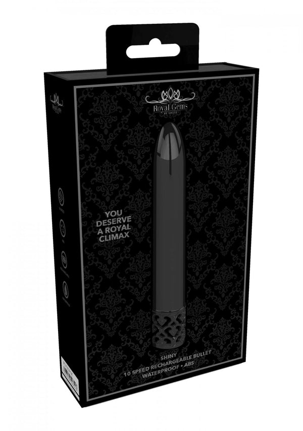 Shiny   Rechargeable ABS Bullet   Gunmetal