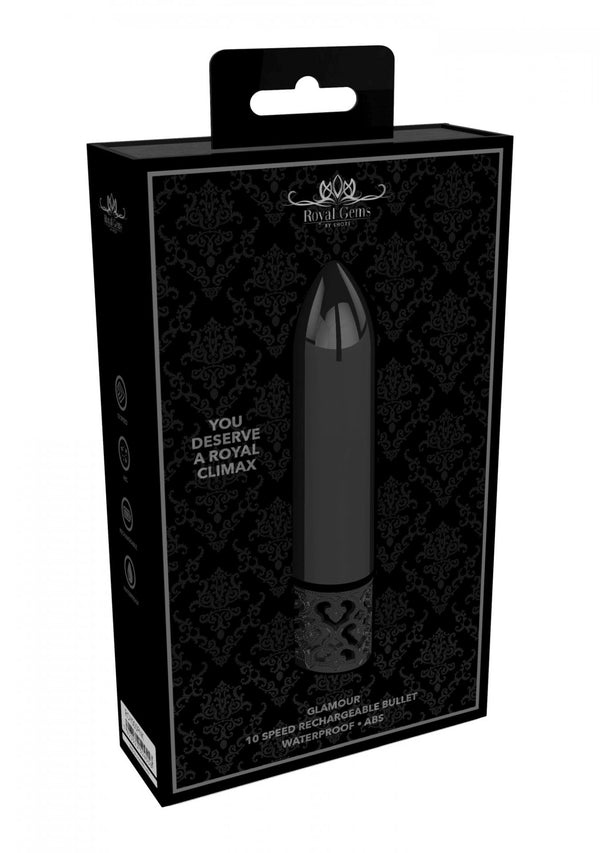 Glamour   Rechargeable ABS Bullet   Gunmetal