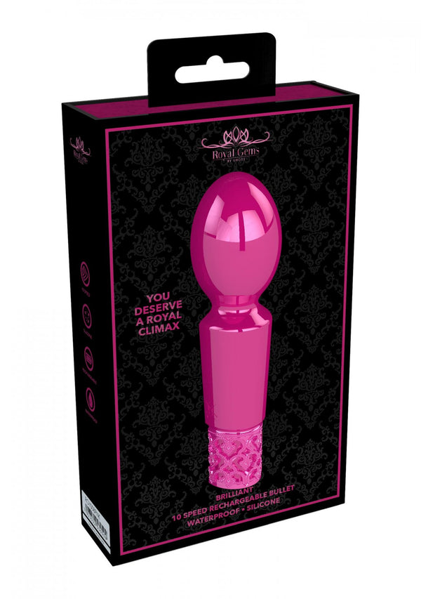 Brilliant Rechargeable Silicone Bullet Pink