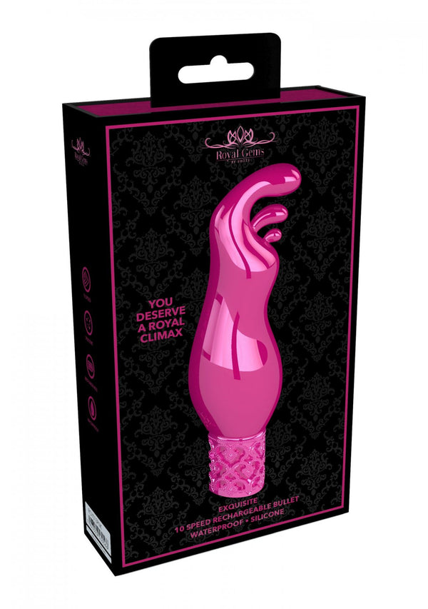 Exquisite Rechargeable Silicone Bullet Pink