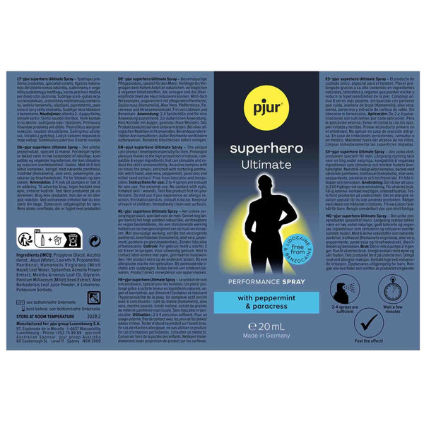 pjur superhero Ultimate Spray, 20 ml
