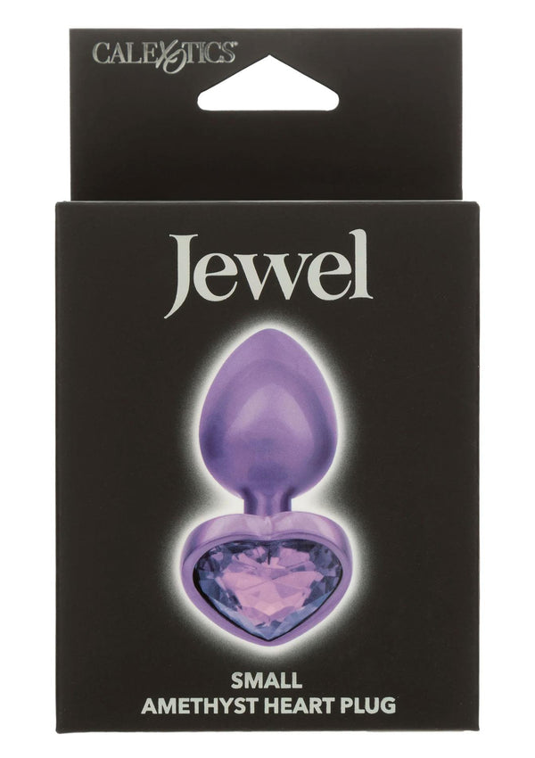 Diamond Heart Plug Small Purple