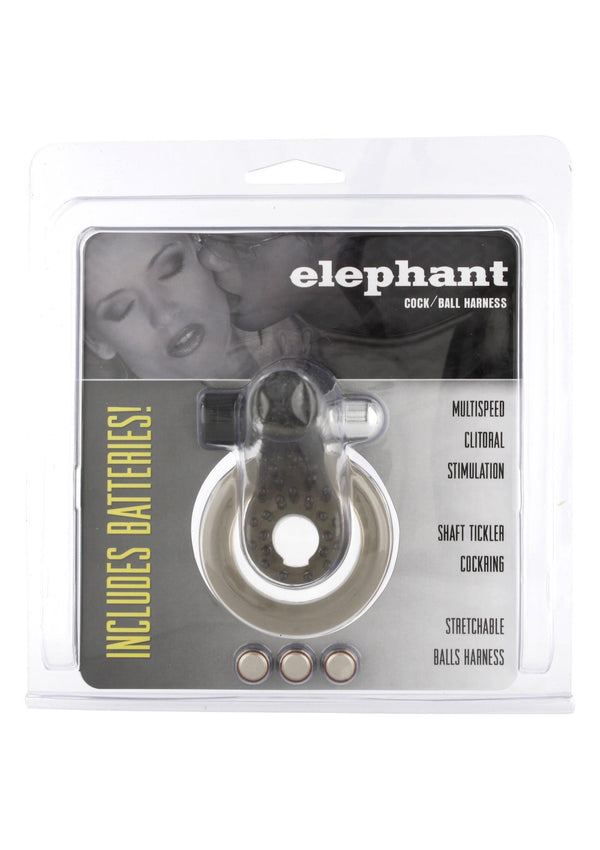 Cock &amp; Ball Ring Elephant Transparent