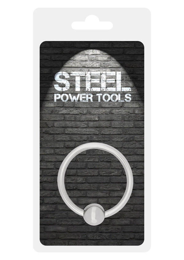 Acorn Ring 30mm Silver