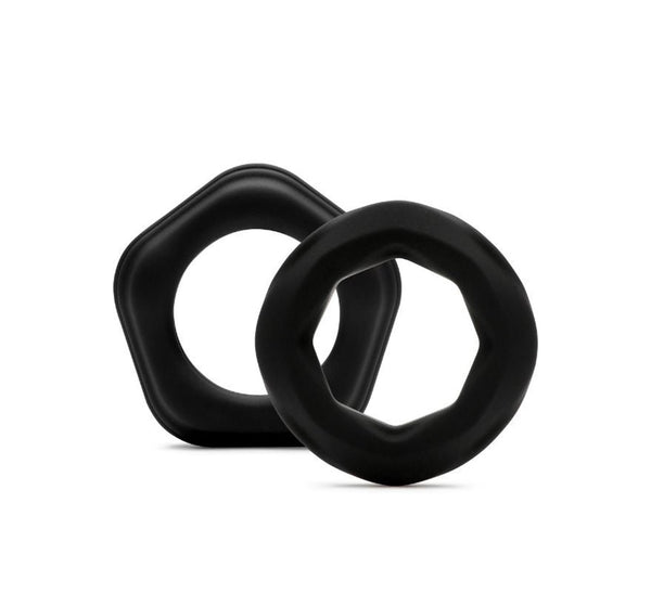 Classic Silicone Cock Rings - 2 Pack