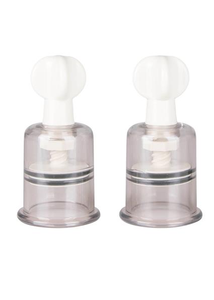 Pump-Nipple &amp; Clit Suckers Medium 2 pcs