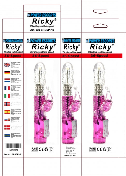 Ricky  pink  36 speed rabbit 23,5 cm
