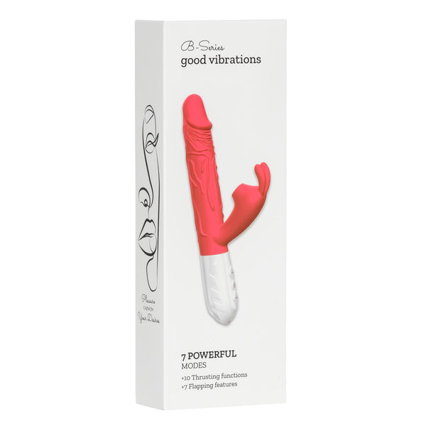 Silicone Vibrator 7 Vibration modes - 10 thrusting and 7 Flapping