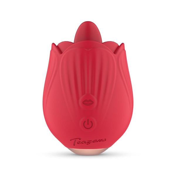 Teazers Rose Vibrator - Licking and Vibrating