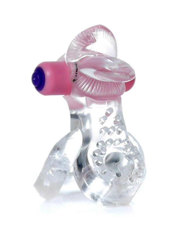 Ring - Tongue Vibro CockRing Clear