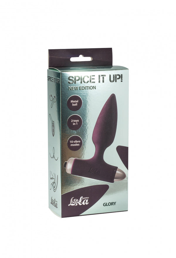Vibrating Anal Plug Spice it up New Edition Glory Wine ed