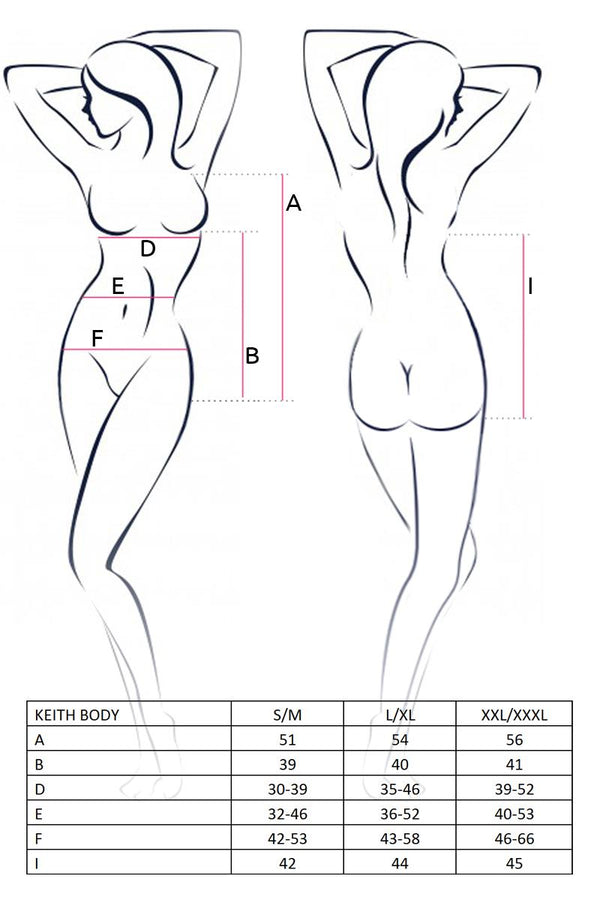 Bielizna-KEITH BODY black L/XL - Casmir