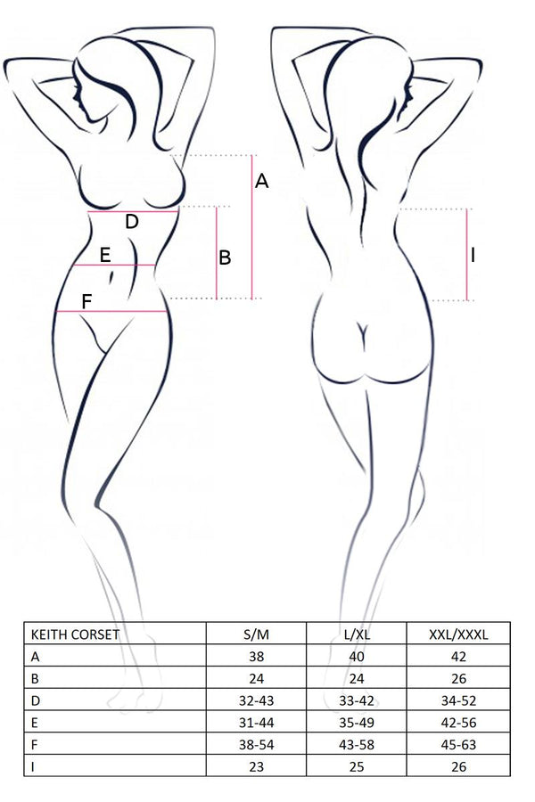 Underwear - KEITH CORSET black L/XL - Casmir